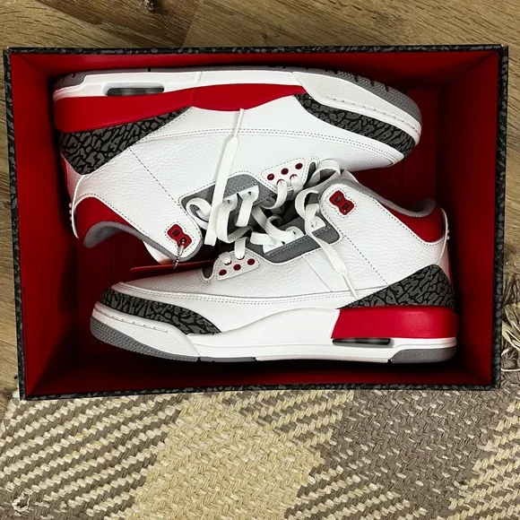 Jordan | Shoes | Jordan 3 Fire Red 222 Mens Size 95 Brand  display picture 1